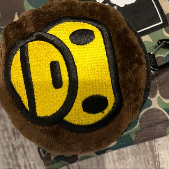 Bape Brown and Yellow Shoulder Bag - Picture 1 of 4